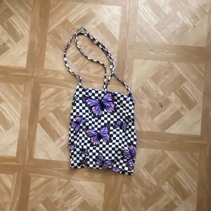 backless butterfly top